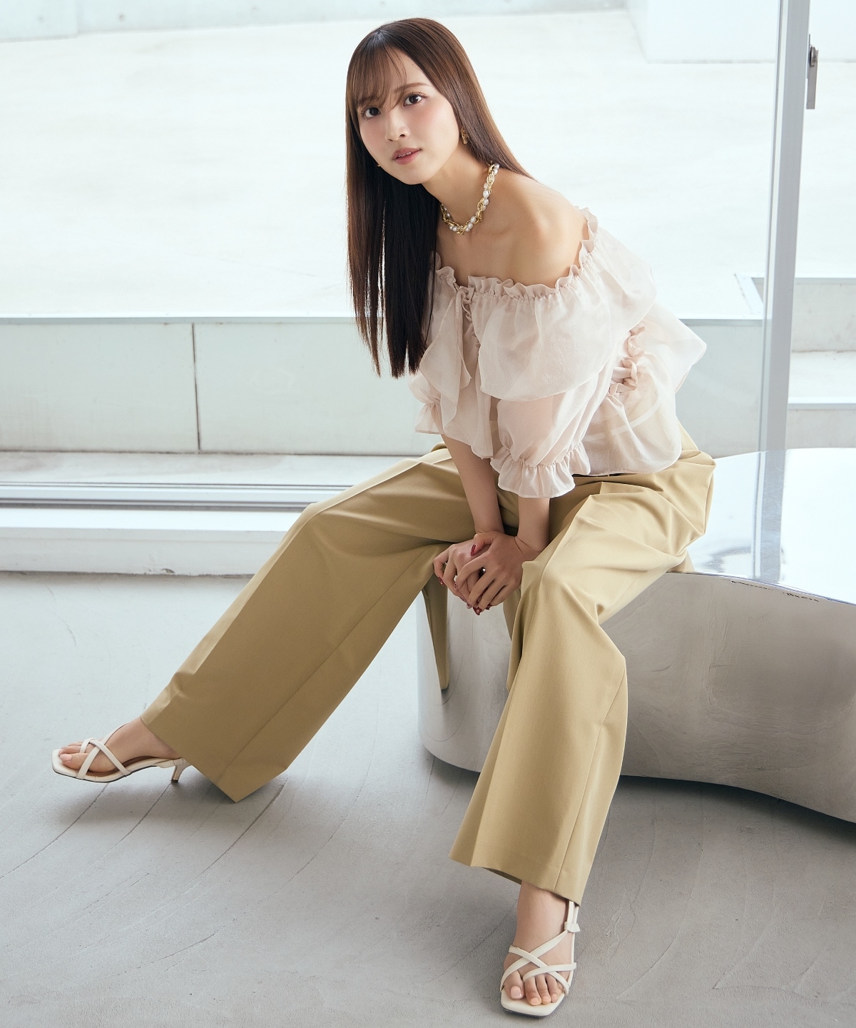 【先行予約受付中】2タックワイドパンツ