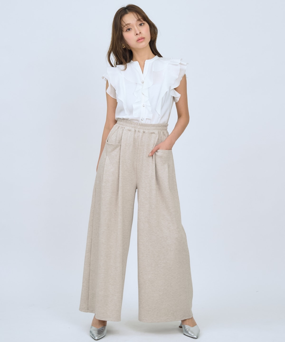 【先行予約受付中】カットツイルポケットタックパンツ