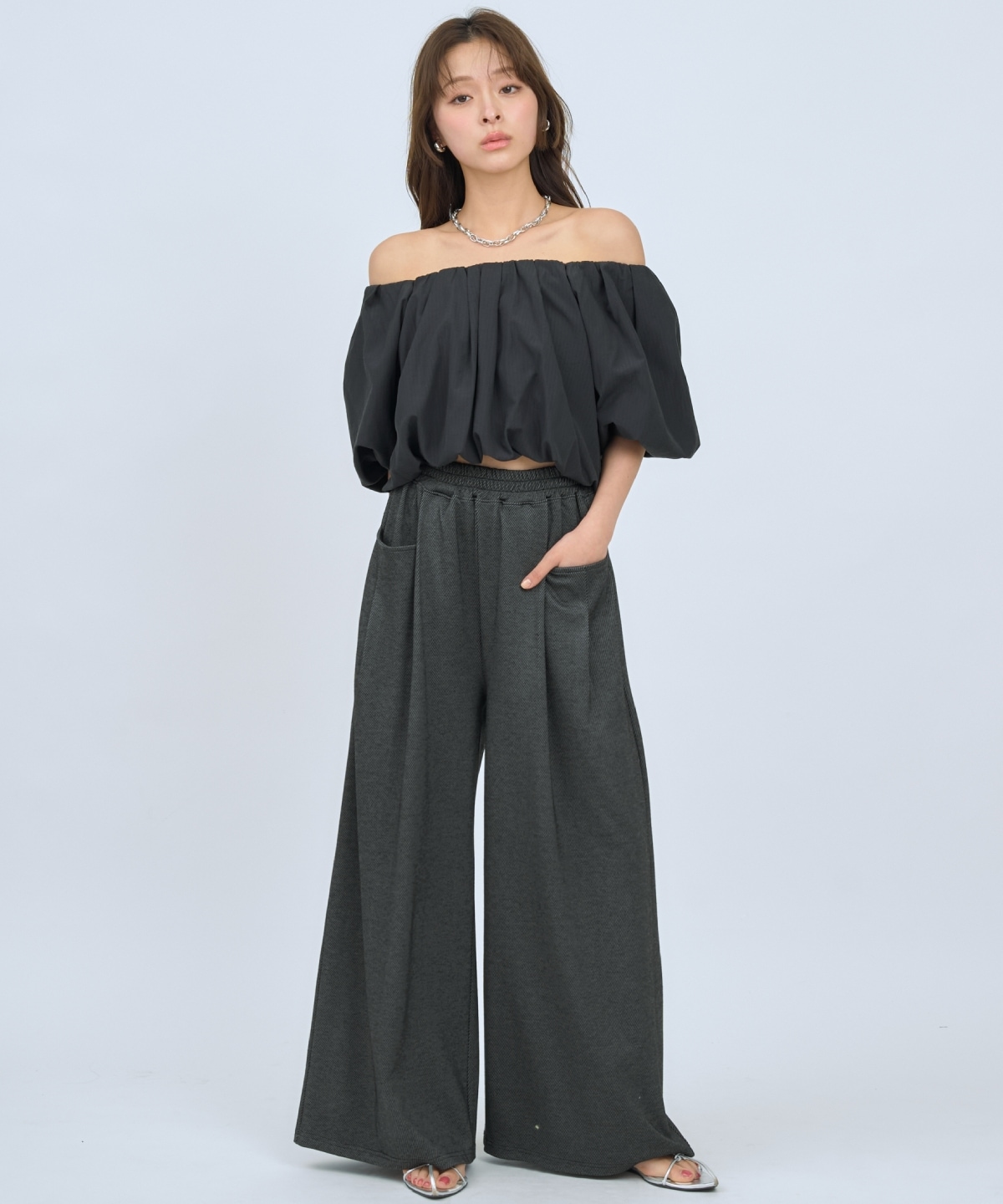 【先行予約受付中】カットツイルポケットタックパンツ