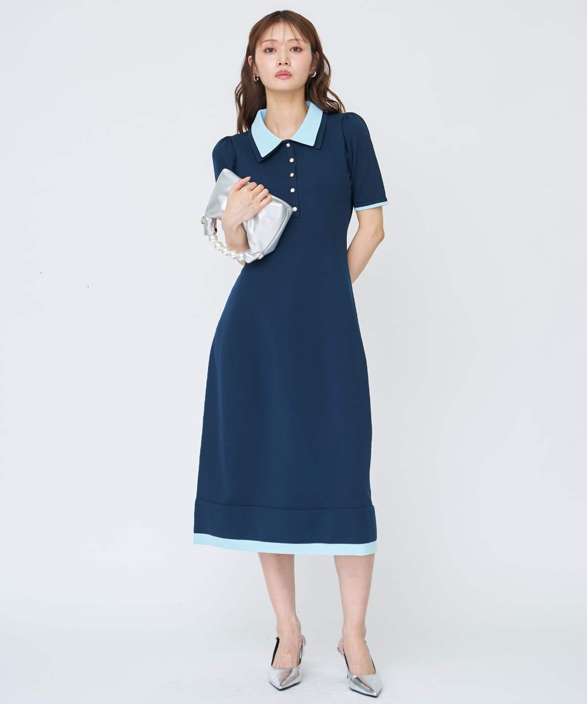 【先行予約受付中】ポロニットワンピース