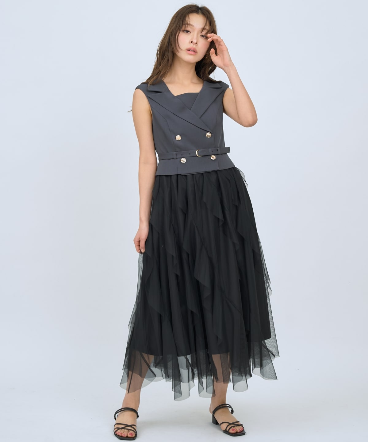 【先行予約受付中】アシメチュールトレンチジャンスカ