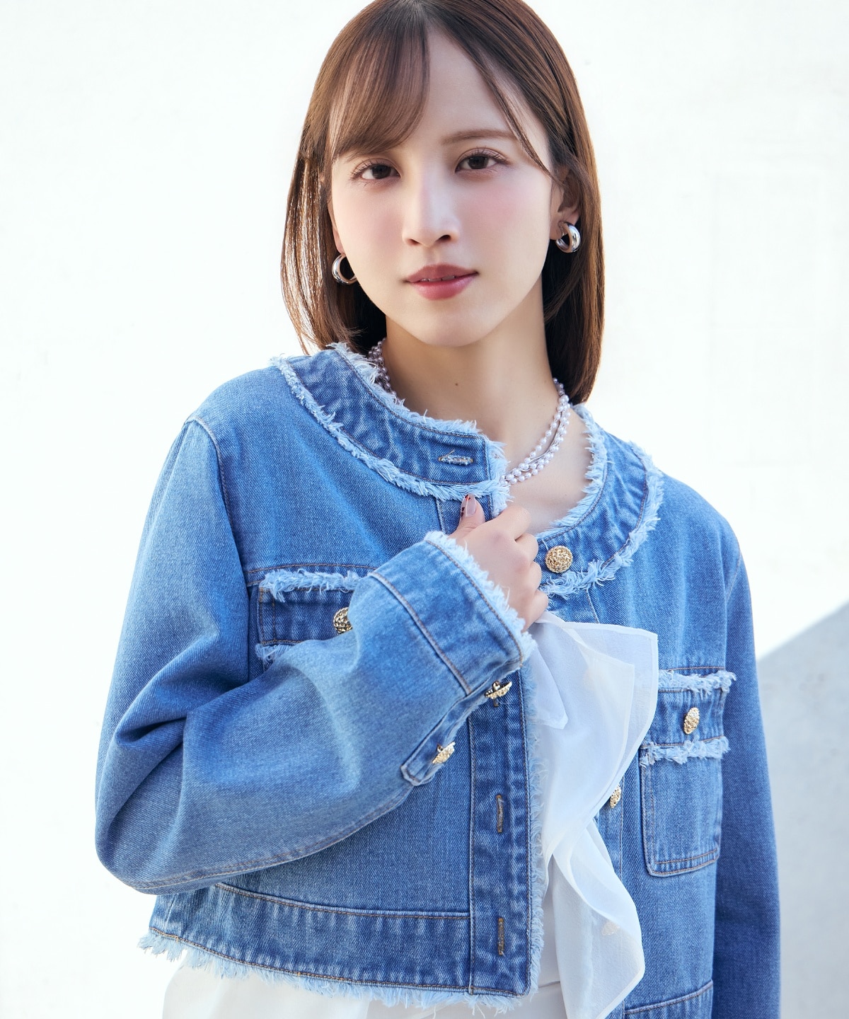 【先行予約受付中】フリンジデニムジャケット