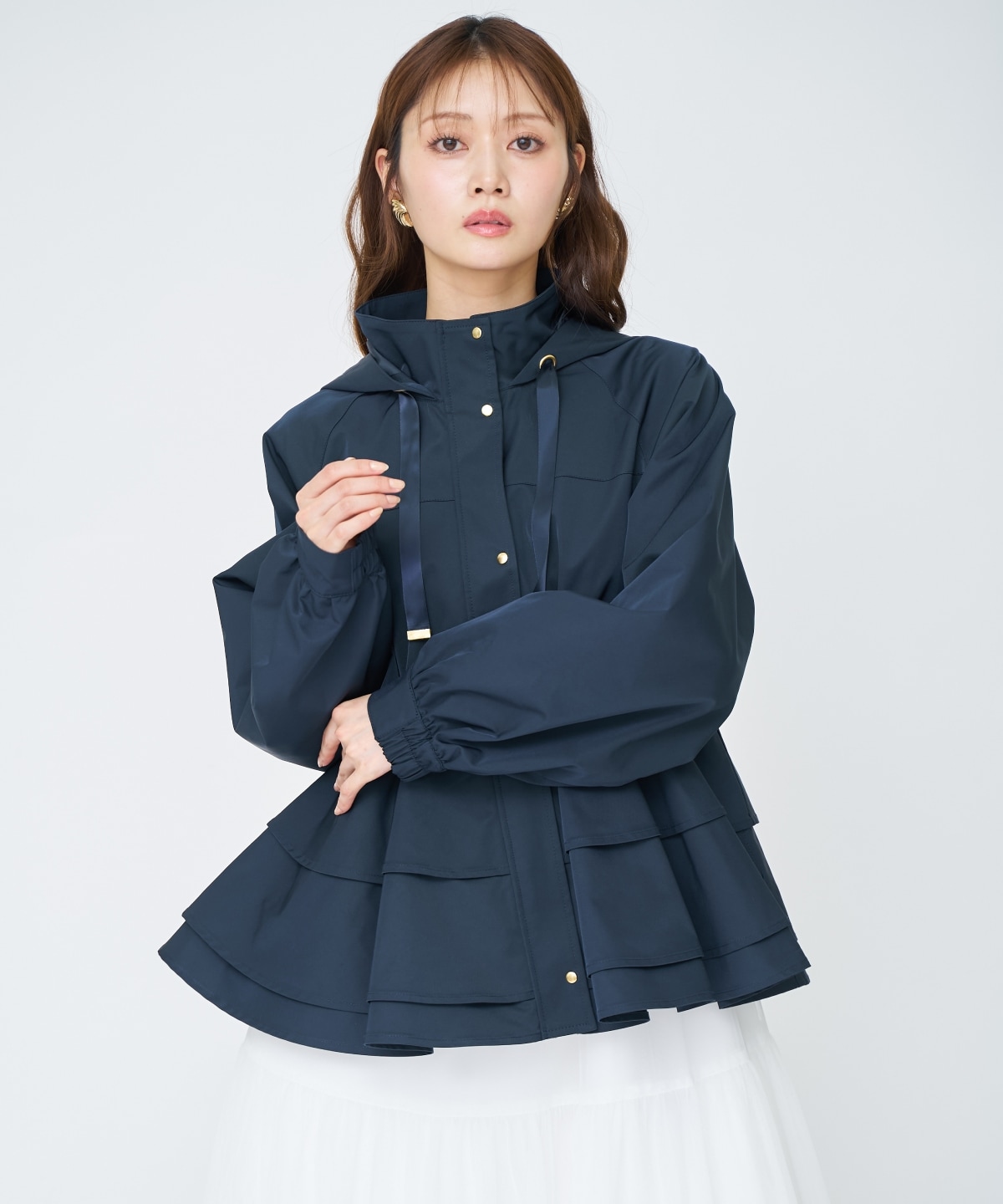 ペプラムマウンテンパーカー