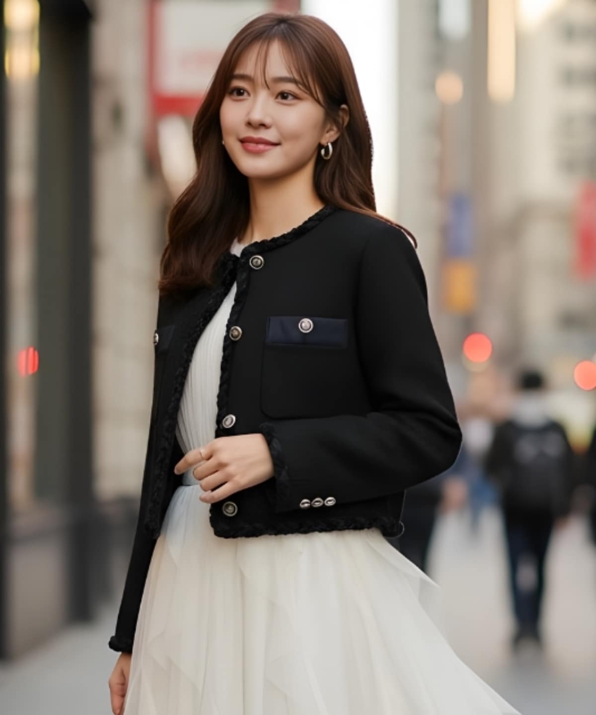 【先行予約受付中】デニムコンビツイードジャケット