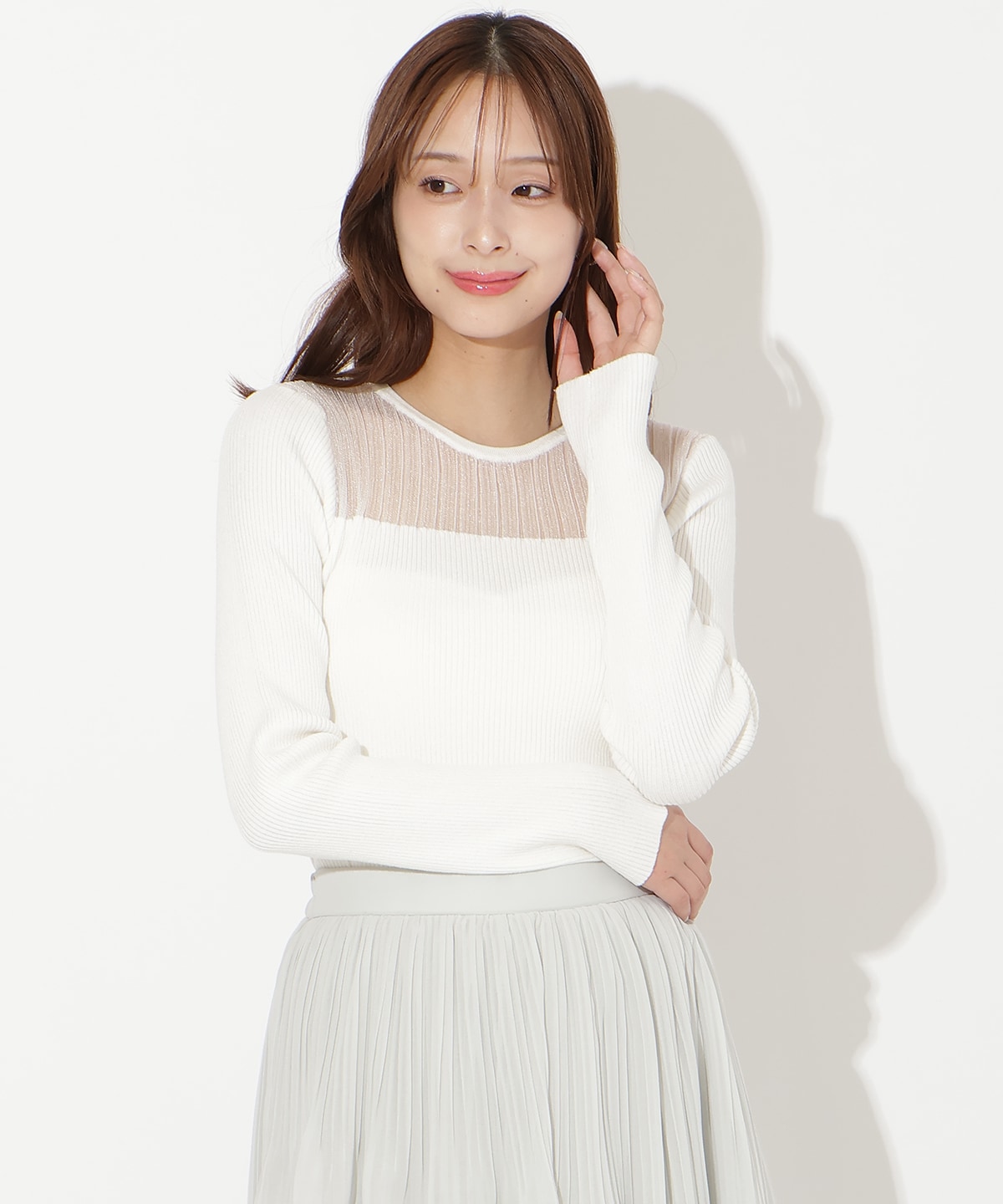 【先行予約受付中】シアーリブニットプルオーバー