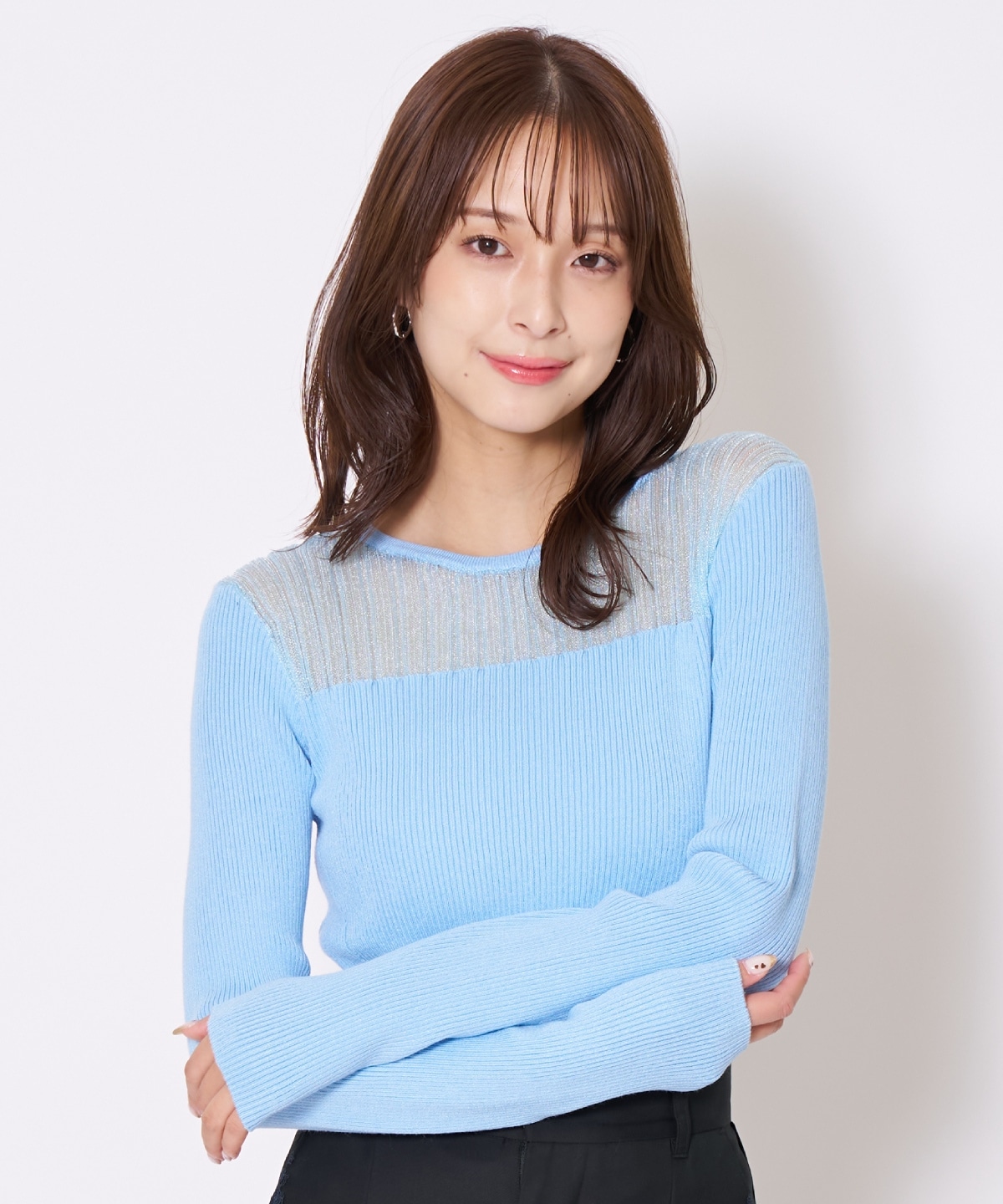 【先行予約受付中】シアーリブニットプルオーバー