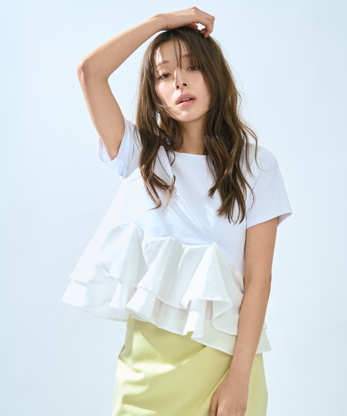 【先行予約受付中】ペプラムカットトップス