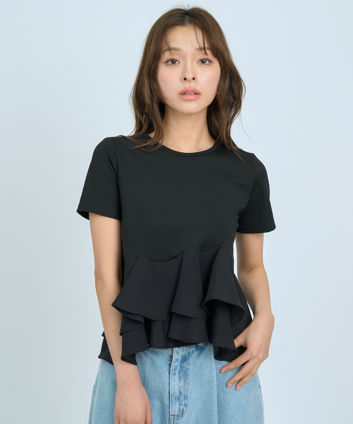 【先行予約受付中】ペプラムカットトップス