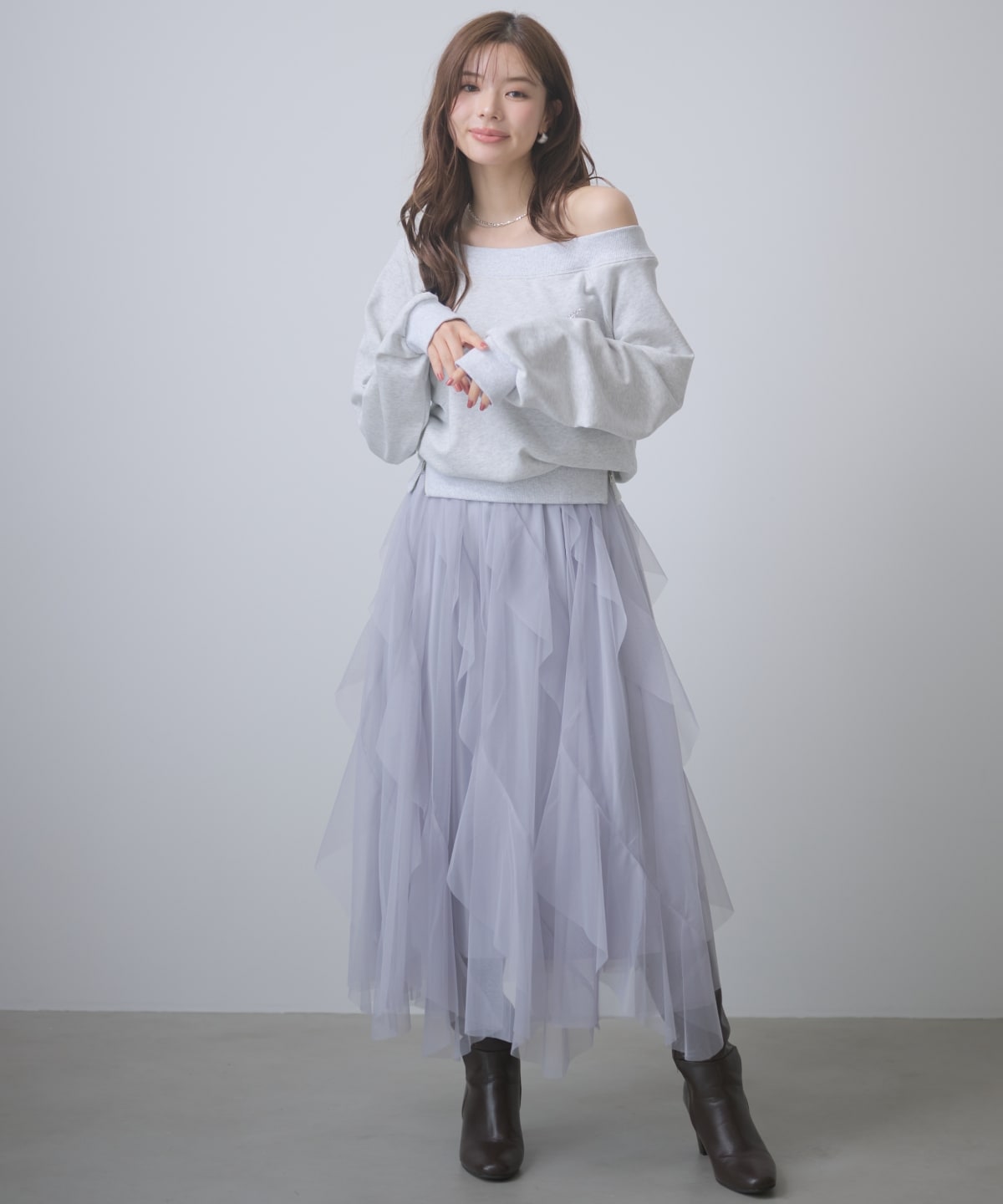 ラッフルフリルスカート