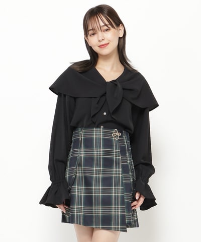 ２wayビッグカラーブラウス