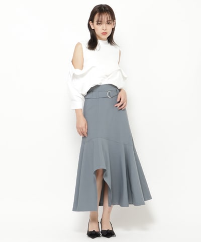 アシメフレアスカート