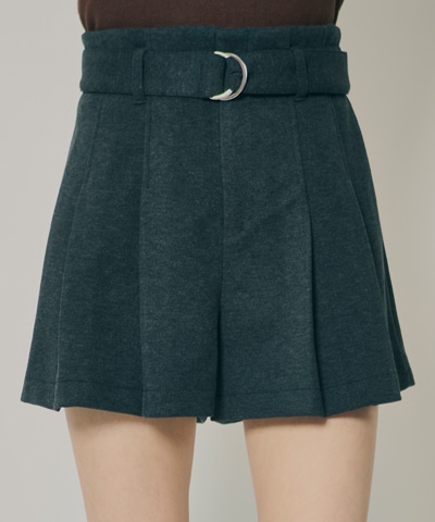 ウールライクタックショートパンツ