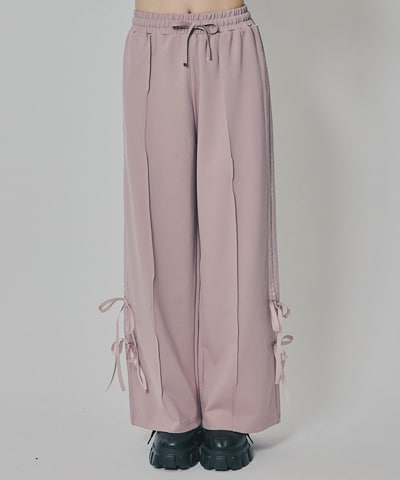 ダブルリボンラインイージーパンツ