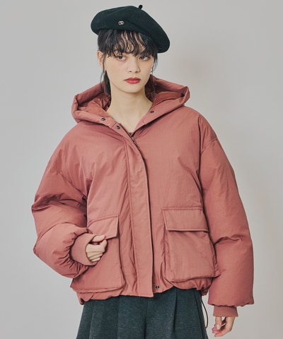 フラップポケットファイバーダウンジャケット