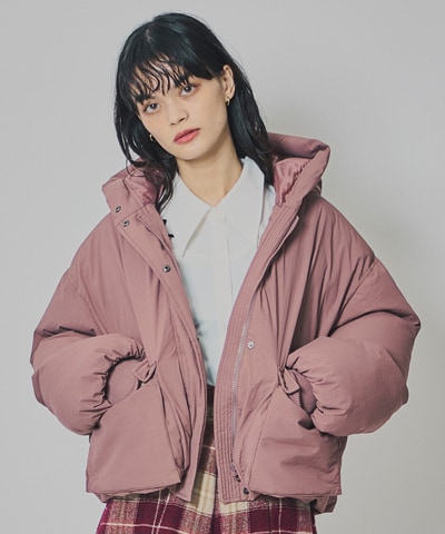 フラップポケットファイバーダウンジャケット