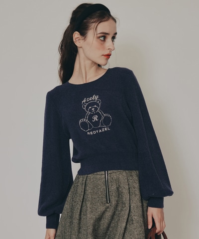 Azelyフラッフィニットプルオーバー