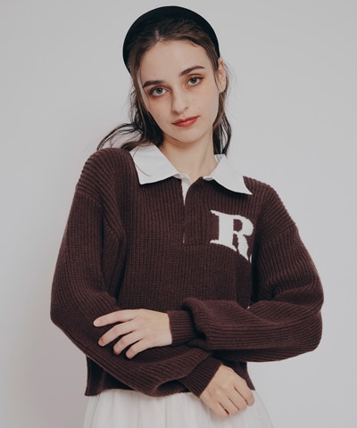 R.カレッジポロニットプルオーバー