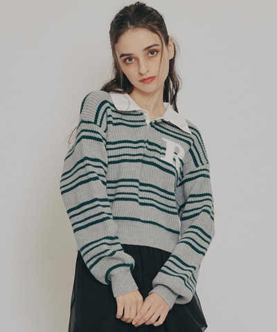 R.カレッジポロニットプルオーバー