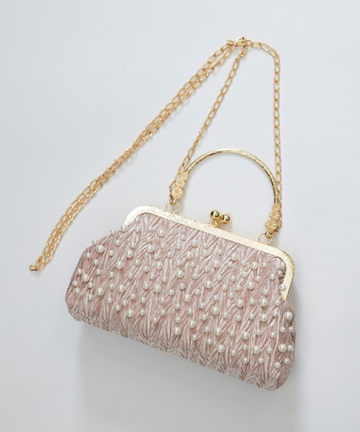 パールエンブロイダリー2WAYハンドバッグ