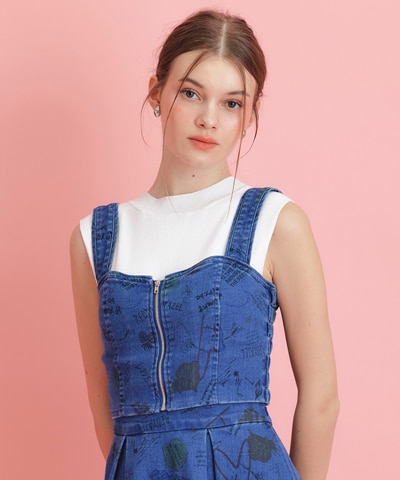 【LoveArt Series】LoveArt ショートビスチェ