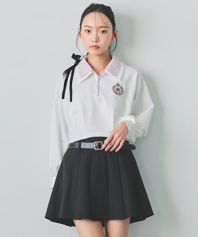 ローベルトインナーパンツプリーツミニスカート