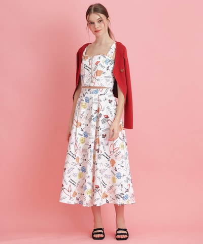 【LoveArt Series】LoveArt ロングフレアスカート