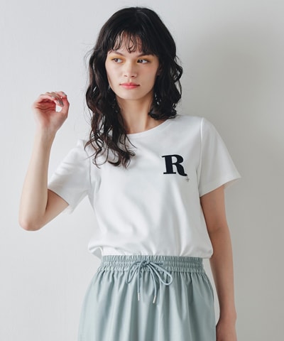 ビジューRチャームTシャツ