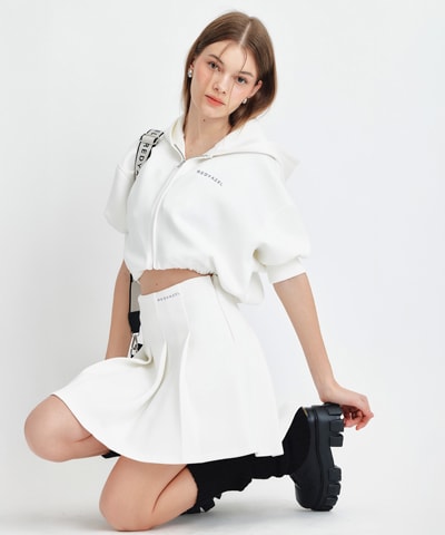 ダンボールZIPショートパーカー