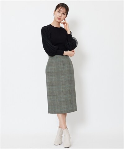 JAPAN MADEチェックタイトスカート