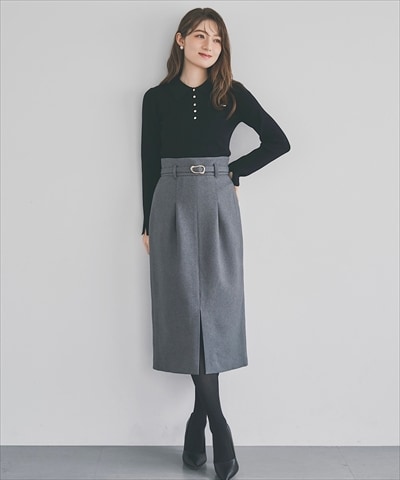【11/1（Sat）発売開始】日本製センタースリットタイトスカート