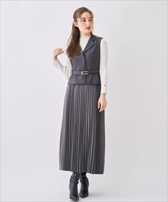 【12/5(Fri)予約開始】ジレ＆プリーツスカートセット