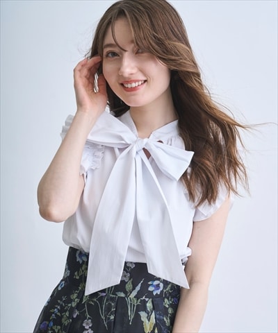 【4/10(Fri)発売】2wayリボンブラウス