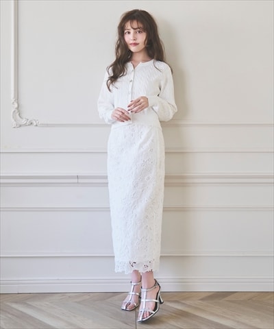 【3/6(Fri)発売】カットレースタイトスカート
