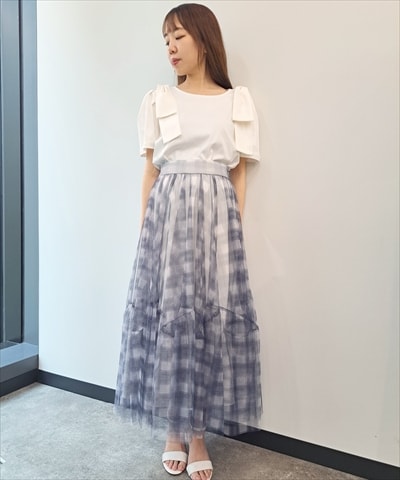 【6/11発売】チェックチュールスカート