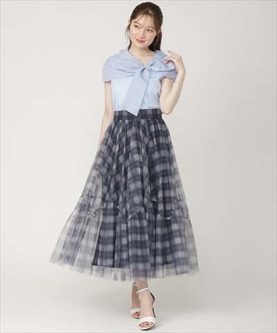 【6/11発売】チェックチュールスカート