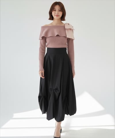 【2/6(Fri)発売】タックバルーンスカート