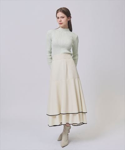 【1/23(Fri)発売】パイピングティアードマーメイドスカート