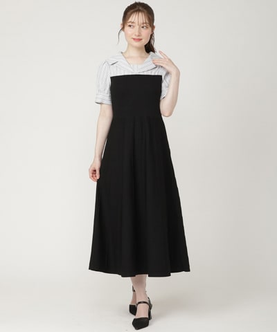 【6/5発売】セーラーカラードッキングワンピース