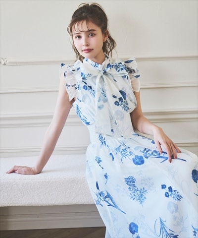 【3/13(Fri)予約開始】シアーボタニカルフラワーワンピース