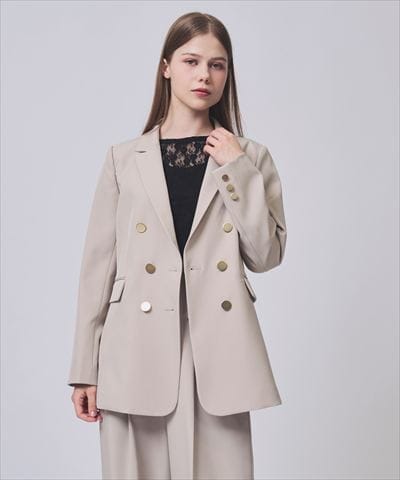 1/30(Fri)発売開始】ダブルテーラードジャケット(S ベージュ): SWINGLE