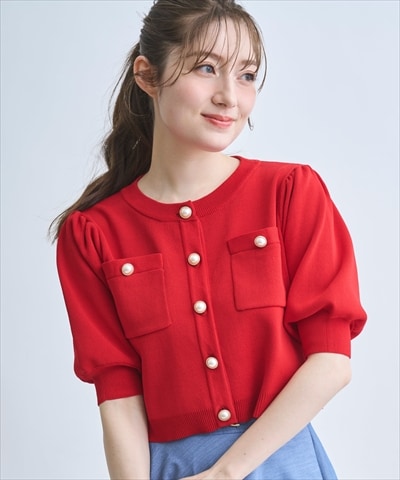 【4/10(Fri)発売】パフスリーブニットカーデプルオーバー