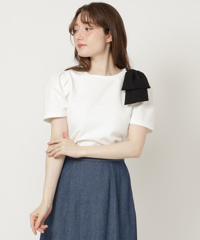 【5/8(Fri)発売】ショルダーリボンカットソー