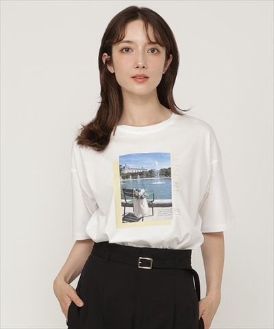 【6/5発売】オーバーサイズコットンフォトTシャツ
