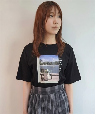 【6/5発売】オーバーサイズコットンフォトTシャツ