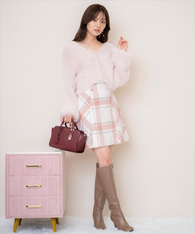 WILLSELECTION ジャケット スカート チェック柄 セット-