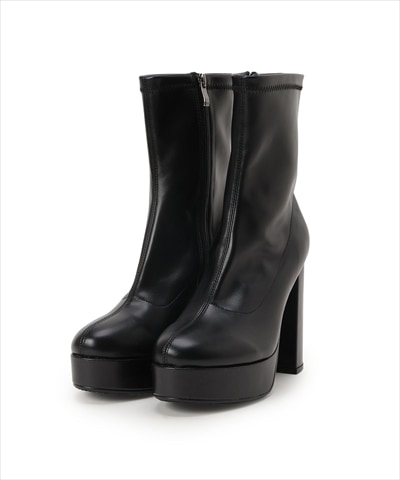 厚底ショートブーツ