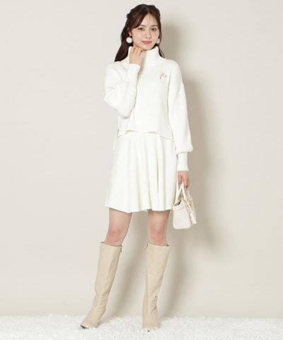 【12/5(fri)10時発売】オフタートル×スカートニットSETUP