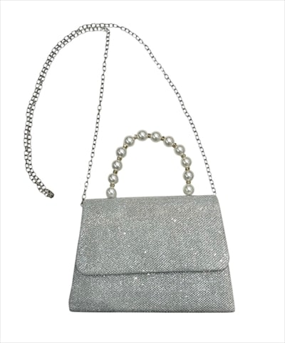 ラメパールハンドバッグ
