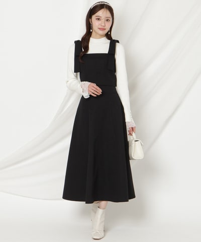 【LAME TWEED series】ハイウエストフレアスカート