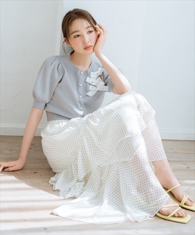 アシメティアードスカート